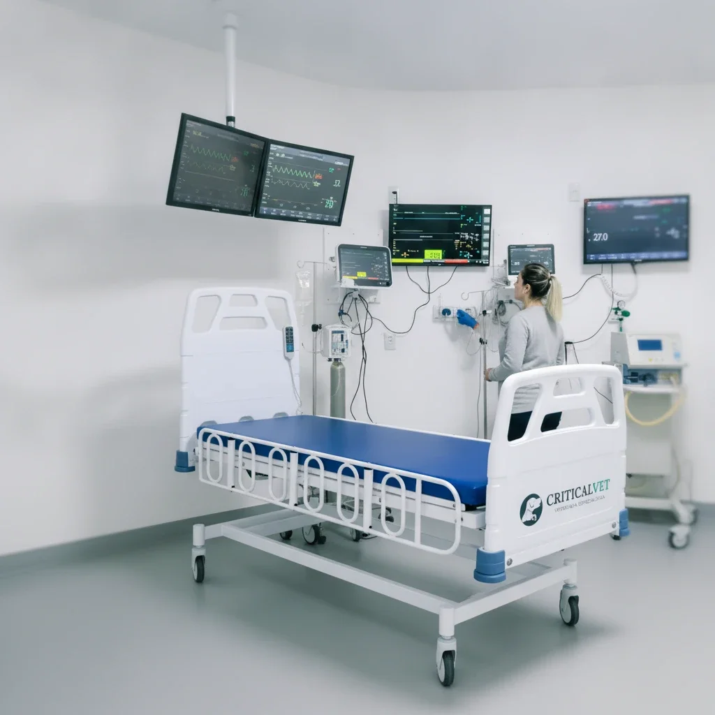 internação veterinária de emergência